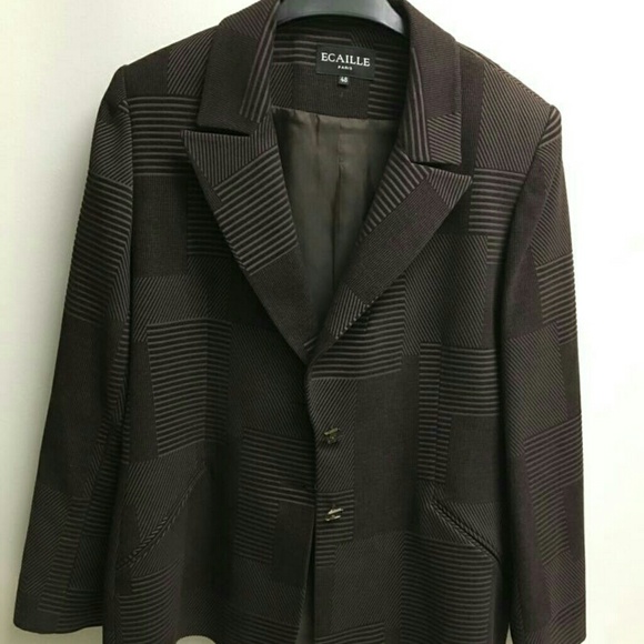 ECAILLE Paris Blazer Sz US 16 - Picture 7 of 8